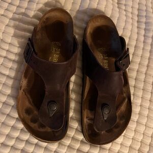 Birkenstock Brown leather Sandals